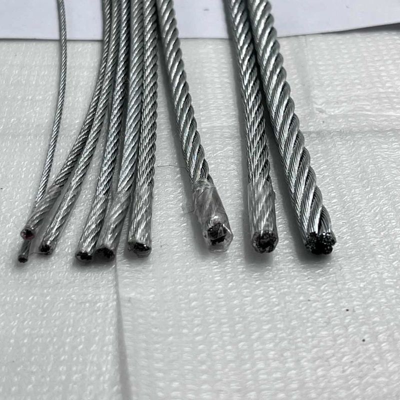 6x12 7FC Galvanized Steel Wire Rope For Superior Corrosion Resistance And Strength