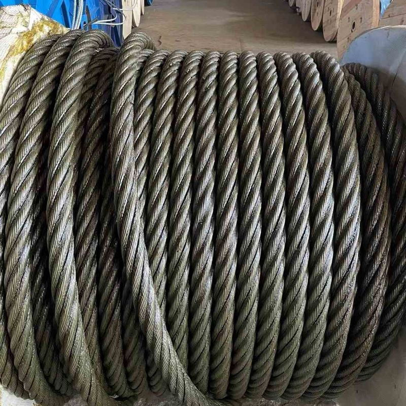 6x19S+FC Galvanized Steel Wire Rope Strong And Versatile